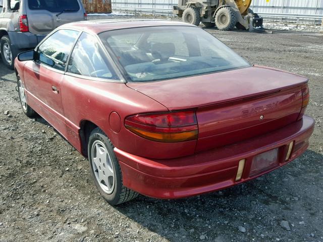 1G8ZE1591PZ301429 - 1993 SATURN SC1 RED photo 3