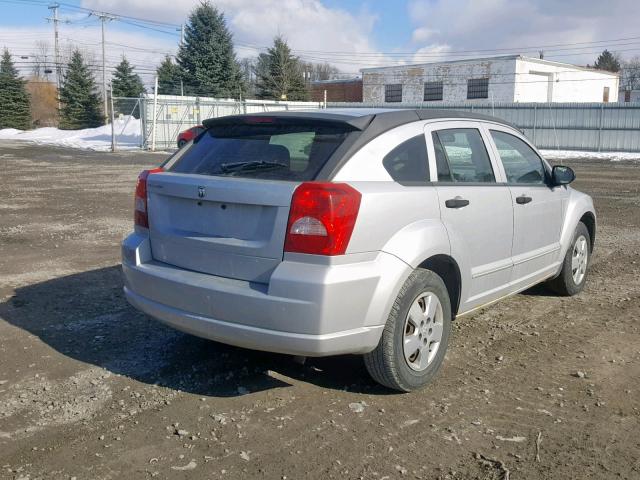 1B3HB28B67D576985 - 2007 DODGE CALIBER SILVER photo 4