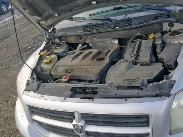 1B3HB28B67D576985 - 2007 DODGE CALIBER SILVER photo 7