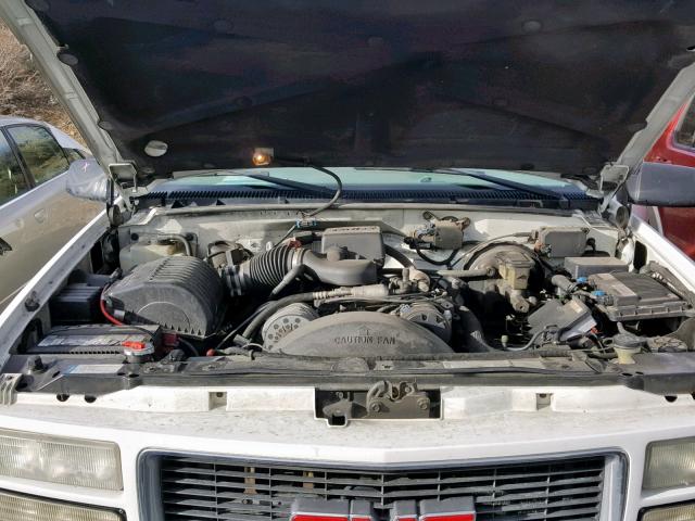 1GKEK13R2XJ784822 - 1999 GMC DENALI WHITE photo 7