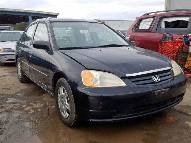 2HGES15241H549182 - 2001 HONDA CIVIC DX BLACK photo 1