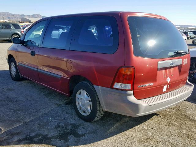 2FMZA51U3XBB51017 - 1999 FORD WINDSTAR RED photo 3