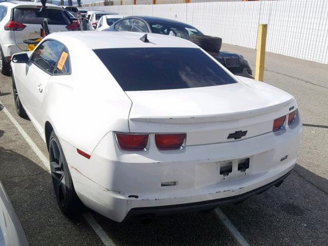 2G1FB1ED1B9166731 - 2011 CHEVROLET CAMARO LT WHITE photo 3