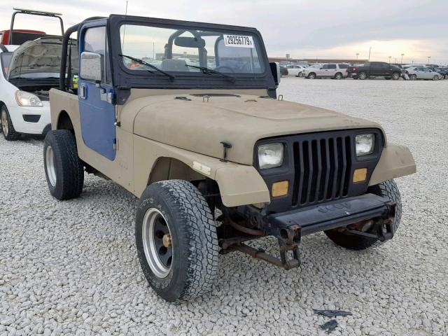 1J4FY19P2PP213410 - 1993 JEEP WRANGLER / TAN photo 1