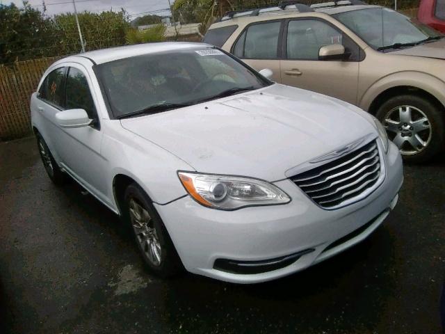 1C3CCBABXEN204576 - 2014 CHRYSLER 200 LX WHITE photo 1