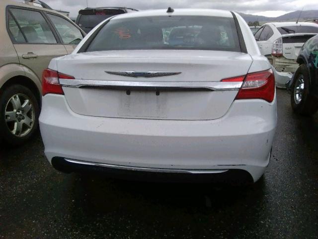 1C3CCBABXEN204576 - 2014 CHRYSLER 200 LX WHITE photo 9