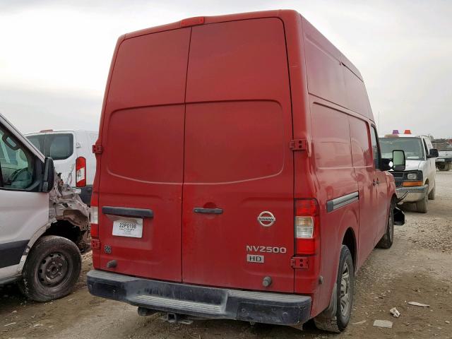 1N6AF0LY1FN802358 - 2015 NISSAN NV 2500 RED photo 4