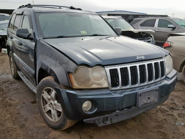 1J4HS48N35C657864 - 2005 JEEP GRAND CHER GREEN photo 1