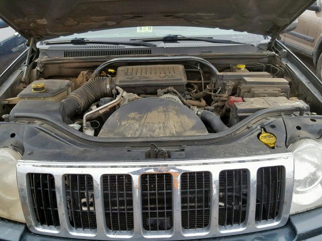 1J4HS48N35C657864 - 2005 JEEP GRAND CHER GREEN photo 7