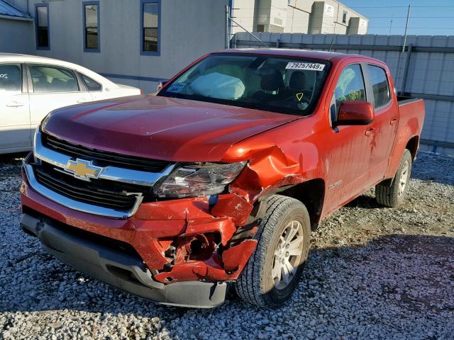 1GCGSCEA4G1102871 - 2016 CHEVROLET COLORADO L RED photo 2