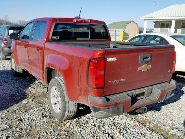 1GCGSCEA4G1102871 - 2016 CHEVROLET COLORADO L RED photo 3