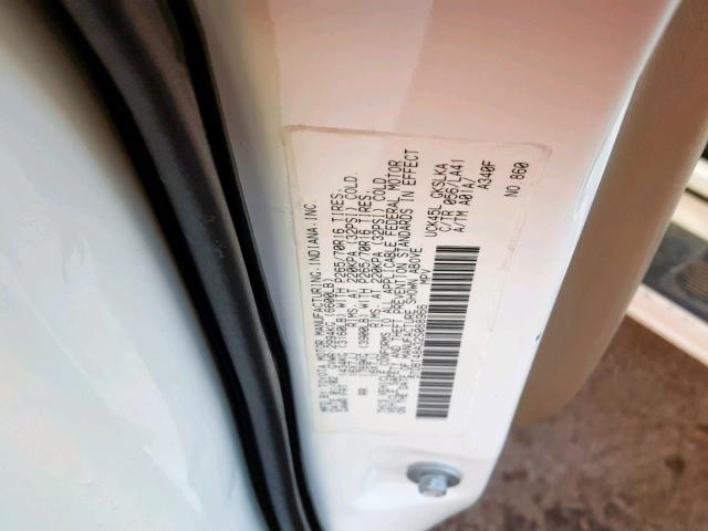 5TDBT48A32S088966 - 2002 TOYOTA SEQUOIA LI WHITE photo 10