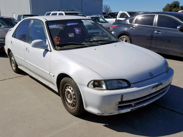 1HGEG8646SL062452 - 1995 HONDA CIVIC DX WHITE photo 1