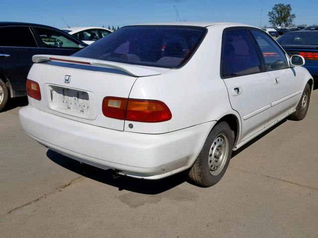 1HGEG8646SL062452 - 1995 HONDA CIVIC DX WHITE photo 4