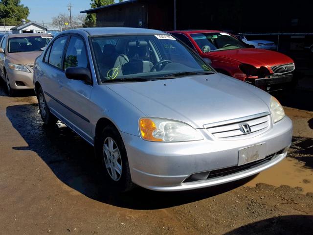 2HGES16443H947866 - 2003 HONDA CIVIC DX SILVER photo 1