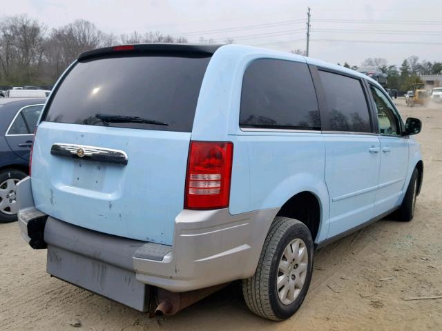 2A8HR44E19R542757 - 2009 CHRYSLER TOWN & COU BLUE photo 4