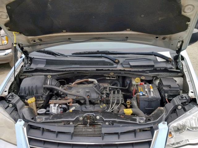 2A8HR44E19R542757 - 2009 CHRYSLER TOWN & COU BLUE photo 7