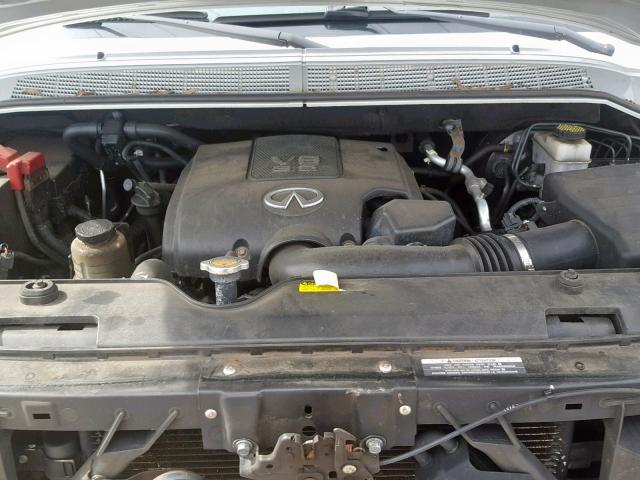 5N3ZA0NC0AN903974 - 2010 INFINITI QX56 SILVER photo 7