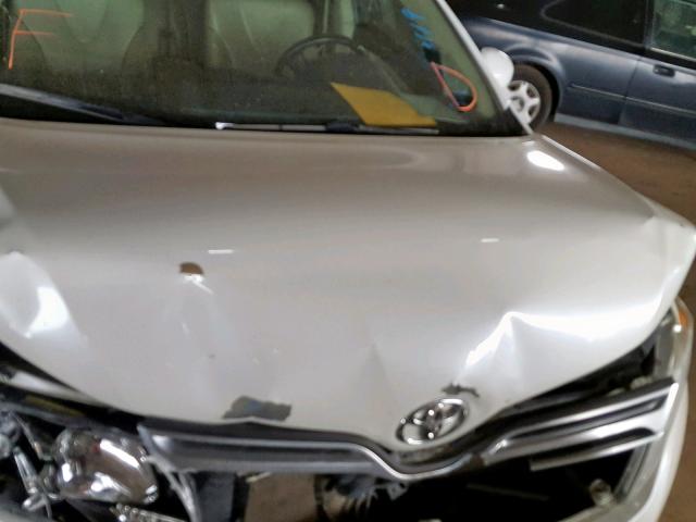 4T3BK3BB0BU054481 - 2011 TOYOTA VENZA WHITE photo 7