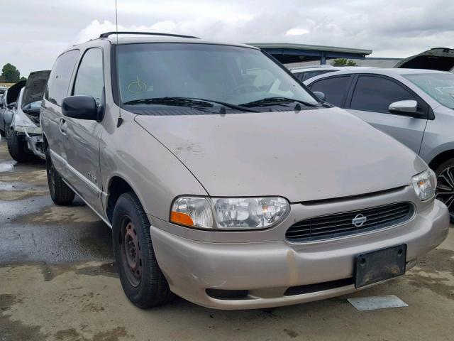 4N2XN11T8YD825039 - 2000 NISSAN QUEST SE TAN photo 1