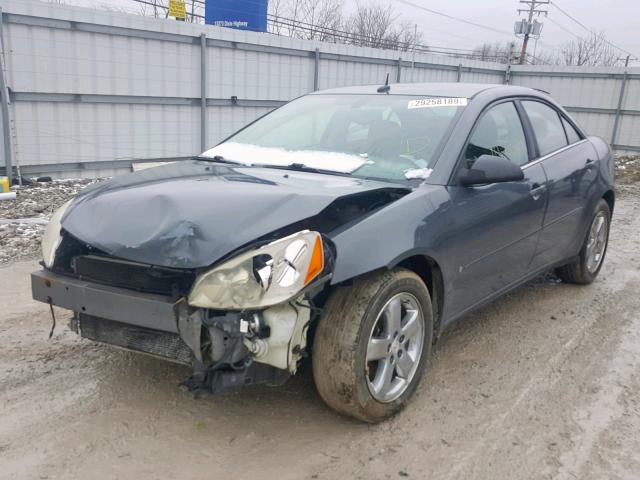 1G2ZH57N584116351 - 2008 PONTIAC G6 GT GRAY photo 2