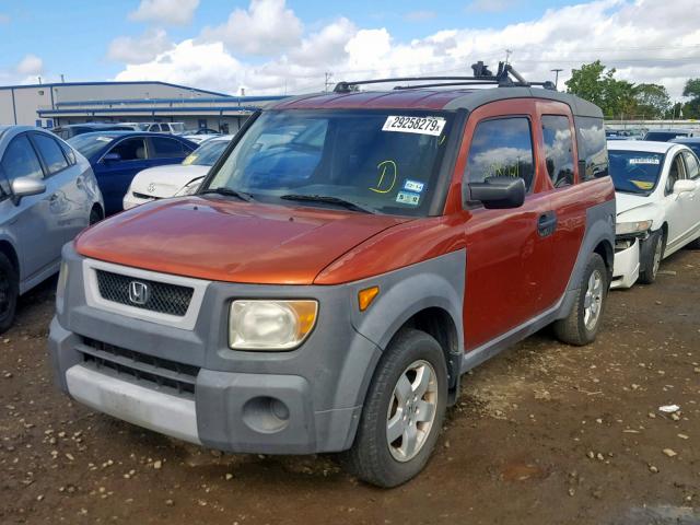 5J6YH18513L005917 - 2003 HONDA ELEMENT EX ORANGE photo 2