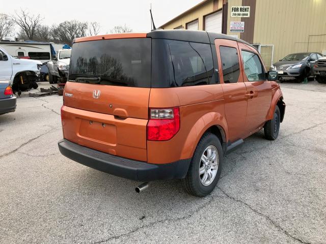 5J6YH287X7L006657 - 2007 HONDA ELEMENT EX BROWN photo 4