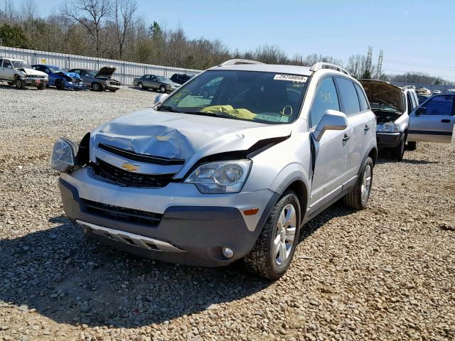 3GNAL2EK9ES529827 - 2014 CHEVROLET CAPTIVA LS SILVER photo 2