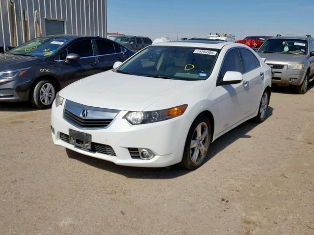 JH4CU2F68EC004388 - 2014 ACURA TSX TECH WHITE photo 2
