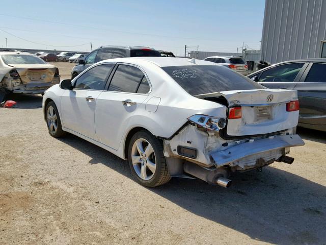 JH4CU2F68EC004388 - 2014 ACURA TSX TECH WHITE photo 3