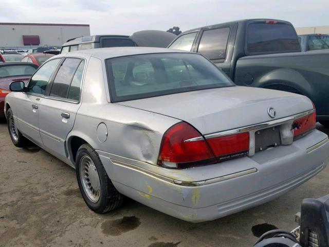 2MEFM75WXWX693513 - 1998 MERCURY GRAND MARQ SILVER photo 3