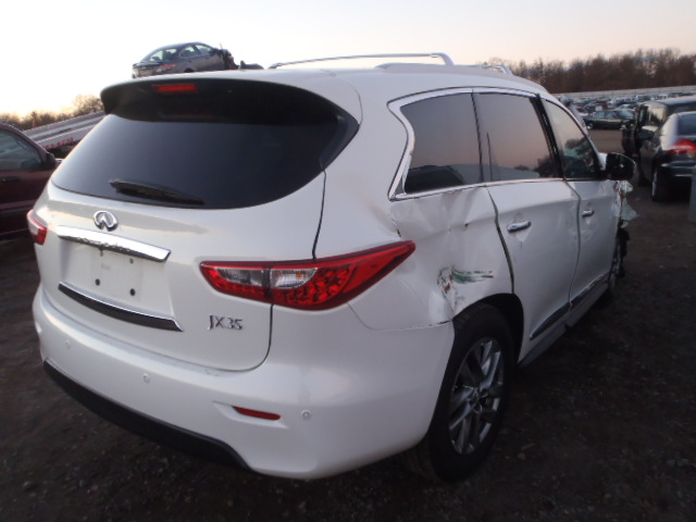 5N1AL0MM7DC306105 - 2013 INFINITI JX35 BASE WHITE photo 4