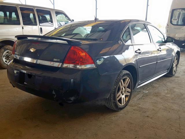 2G1WC57M491173599 - 2009 CHEVROLET IMPALA 2LT GRAY photo 4