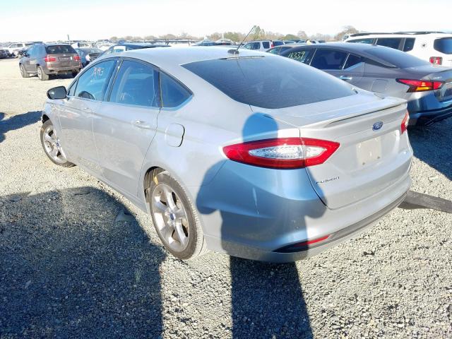 3FA6P0HD5ER332378 - 2014 FORD FUSION SE  photo 3