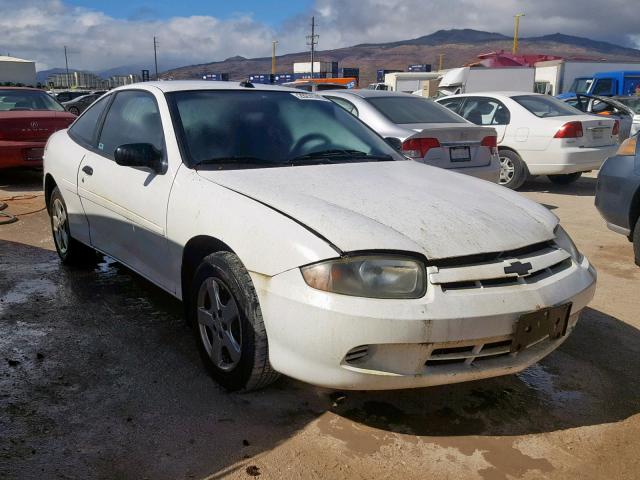 1G1JF12F357148550 - 2005 CHEVROLET CAVALIER L WHITE photo 1