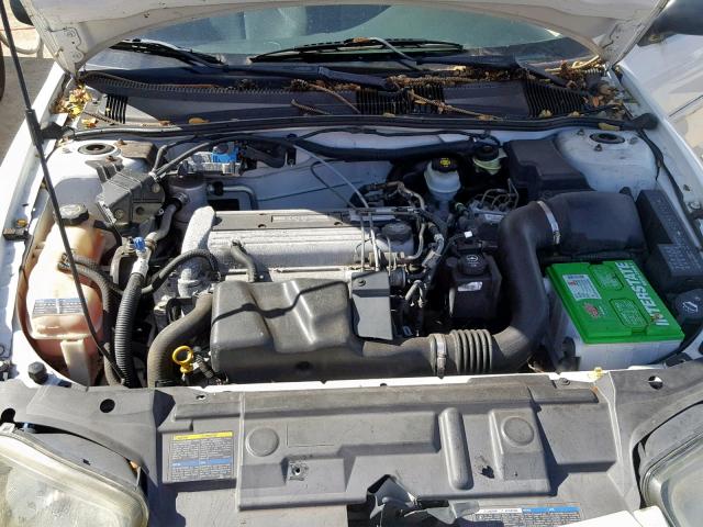 1G1JF12F357148550 - 2005 CHEVROLET CAVALIER L WHITE photo 7