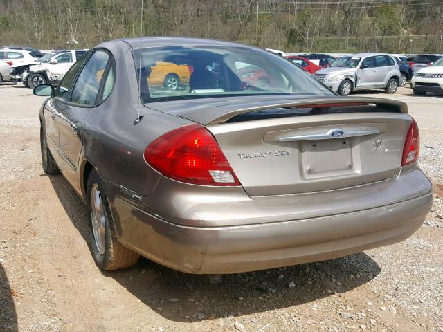 1FAFP55UX3G236896 - 2003 FORD TAURUS SES GOLD photo 3