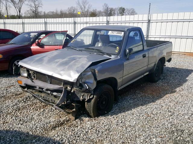 4TARN81A3PZ098411 - 1993 TOYOTA PICKUP 1/2 SILVER photo 2