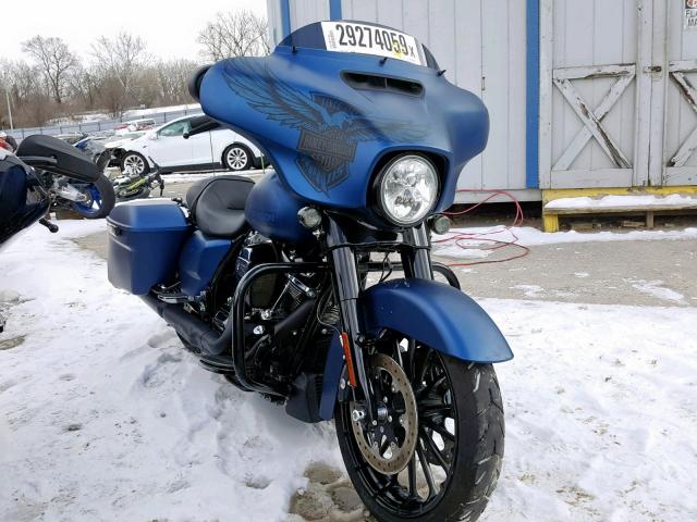 1HD1KYC31JB628401 - 2018 HARLEY-DAVIDSON FLHXS 115T BLUE photo 1