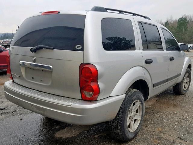 1D4HD48N36F190416 - 2006 DODGE DURANGO SL GRAY photo 4