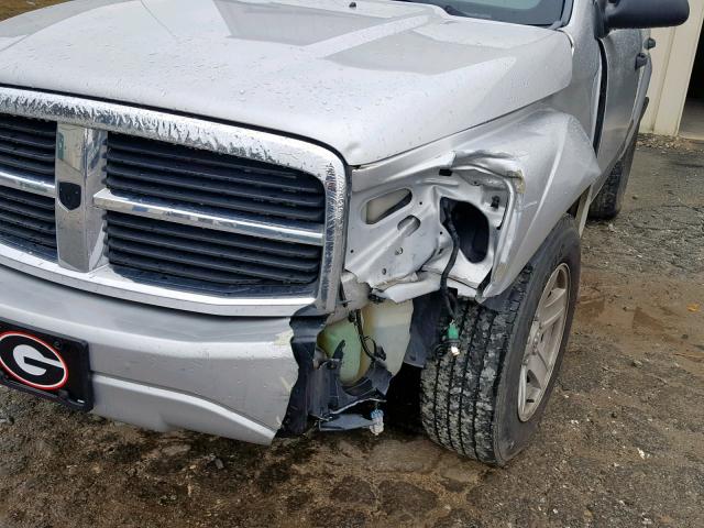 1D4HD48N36F190416 - 2006 DODGE DURANGO SL GRAY photo 9