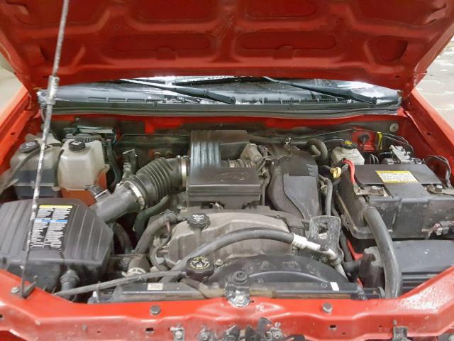 1GCDT33E788213185 - 2008 CHEVROLET COLORADO L RED photo 7