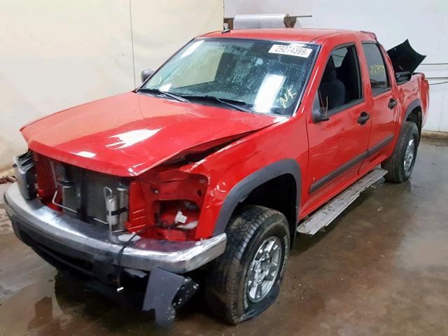 1GCDT33E788213185 - 2008 CHEVROLET COLORADO L RED photo 9