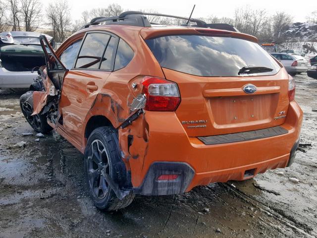 JF2GPAKC9D2867917 - 2013 SUBARU XV CROSSTR ORANGE photo 3