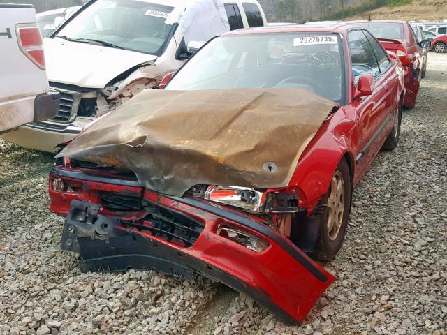 JH4DA9363NS031773 - 1992 ACURA INTEGRA GS RED photo 2