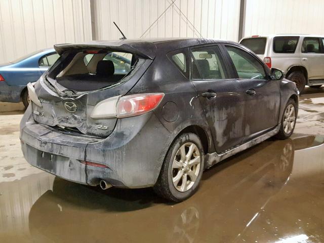 JM1BL1L51B1467941 - 2011 MAZDA 3 S BLACK photo 4