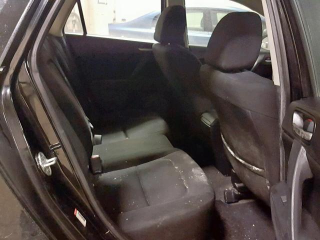 JM1BL1L51B1467941 - 2011 MAZDA 3 S BLACK photo 6