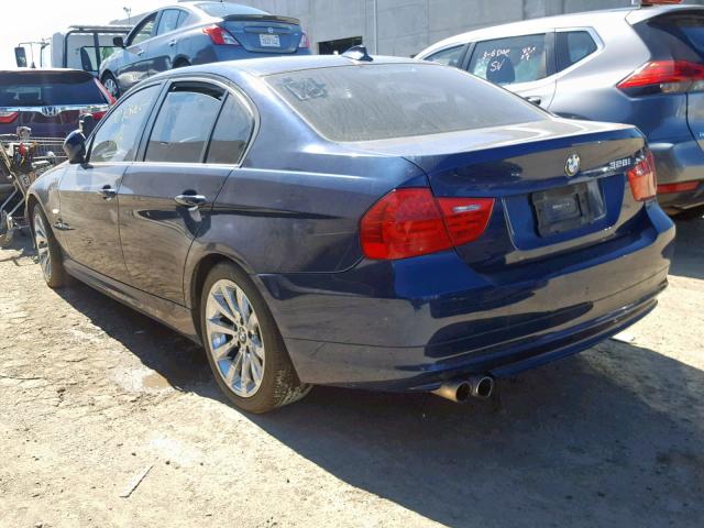 WBAPH5G5XBNM79780 - 2011 BMW 328 I SULE BLUE photo 3