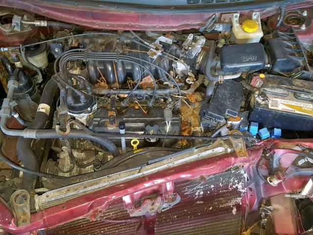 4N2ZN16TX1D820853 - 2001 NISSAN QUEST SE RED photo 7