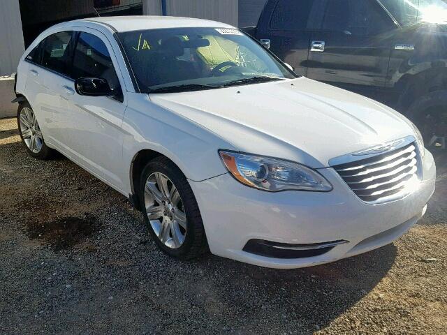 1C3CCBAB2DN660358 - 2013 CHRYSLER 200 LX WHITE photo 1